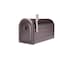 Architectural Mailboxes Architectural Mailboxes Roxbury Post Mount Galvanized Steel Post Mount Rubbed Bronze Mailbox 7900-5RZ-CG-10 - alternate 5